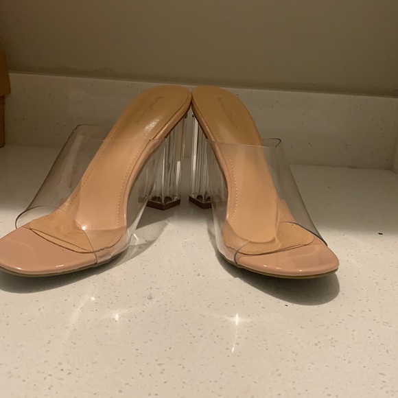 Clear Glass Heels - Picture 6 of 7